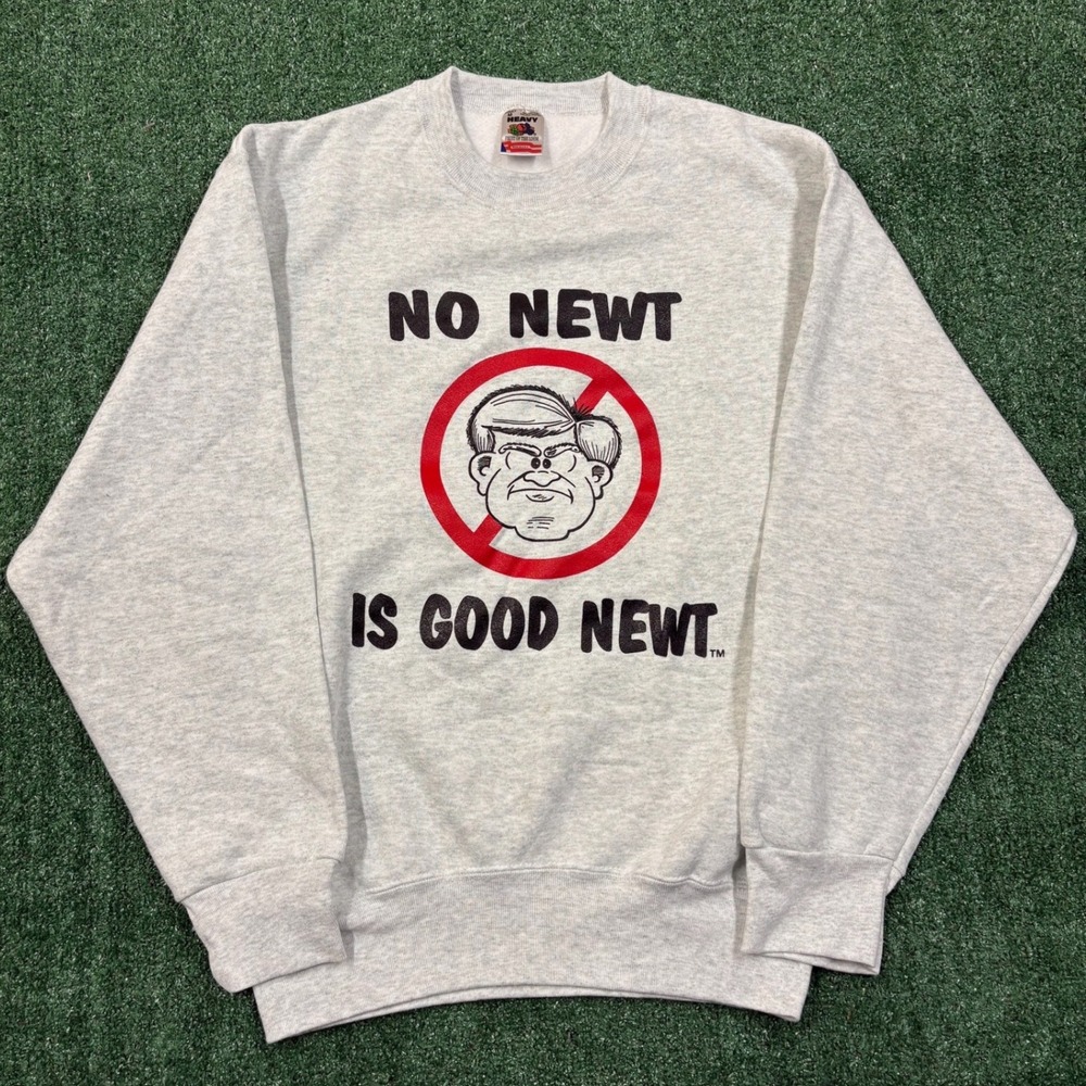 Vintage 90s No Newt Is Good Newt Crewneck Sweater